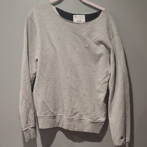Champion Heather Gray Crewneck Sweatshirt